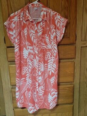 Old Navy Linen Blend Dress, Size L
